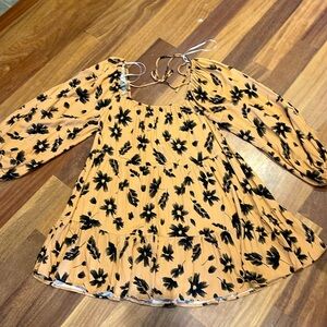 Lumiere floral baby doll dress size L- NWOT